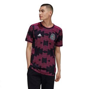 Adidas Mexico National Team Jersey Medium Black Pink Aeroready Soccer Shirt